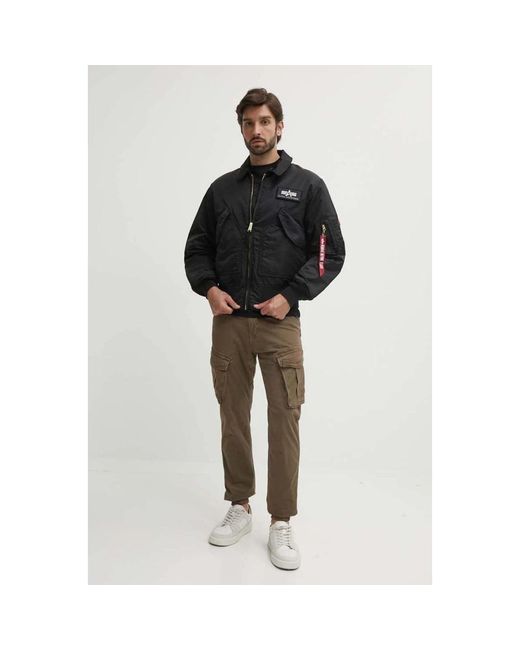 Alpha Industries Light Jassen in het Black voor heren