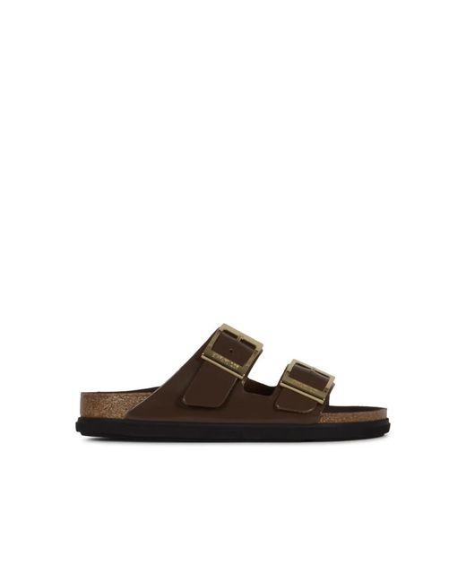 Birkenstock Brown Sliders