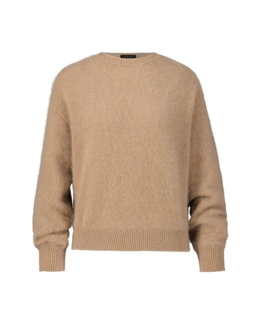 Roberto Collina Brown Round-Neck Knitwear