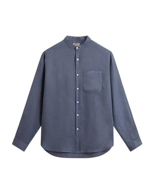 Woolrich Blue Casual Shirts for men