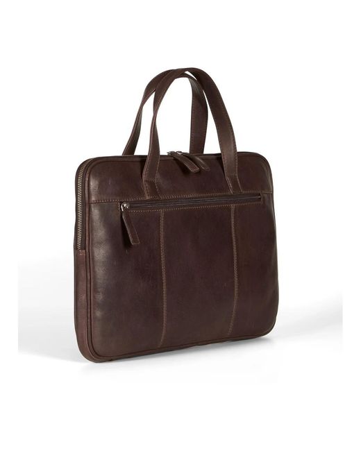Howard London Laptoptasche in Brown für Herren