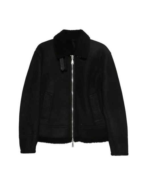 Tagliatore Steele Aviator Jacket in het Black voor heren