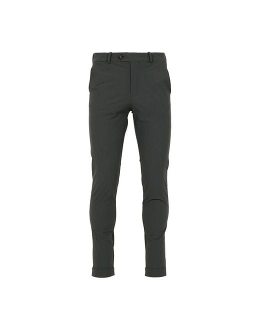 Rrd Gray Slim-Fit Trousers for men