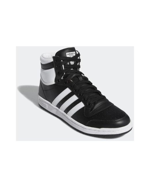 Adidas Legendäre Basketball-Inspirierte Top Ten Schuhe in Black für Herren