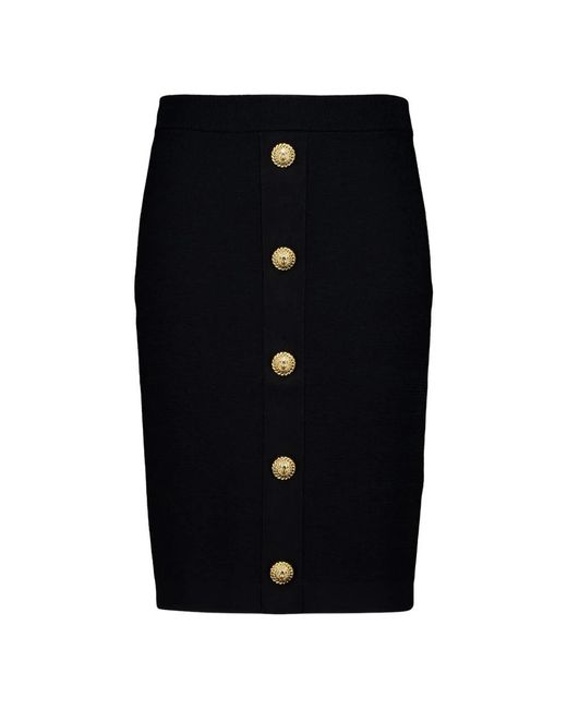 Balmain Blue Midi Skirts