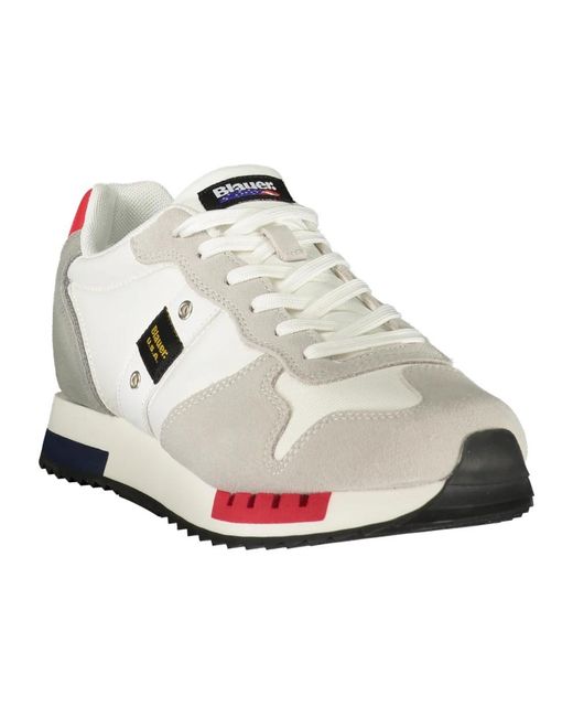 Blauer White Sneakers for men