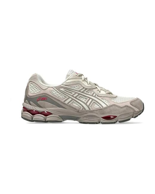 Asics Gray Retro Laufstil Cream Moonrock