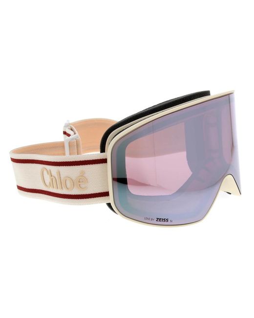 Chloé Purple Cassidy Ski Goggles