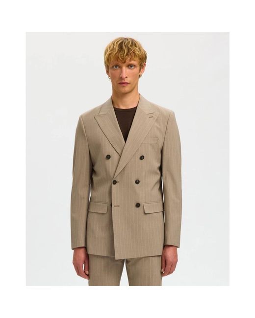SELECTED Natural Blazers for men