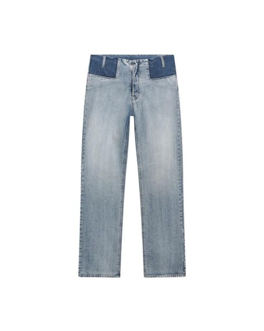 Maison Margiela Blue Straight Fit Jeans for men
