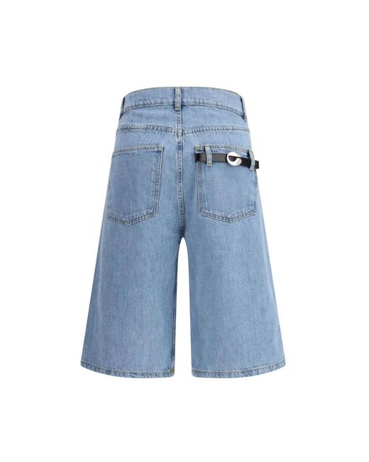 Coperni Korte Broeken ,Blauw ,Denim Denim Bermuda Shorts in het Blue