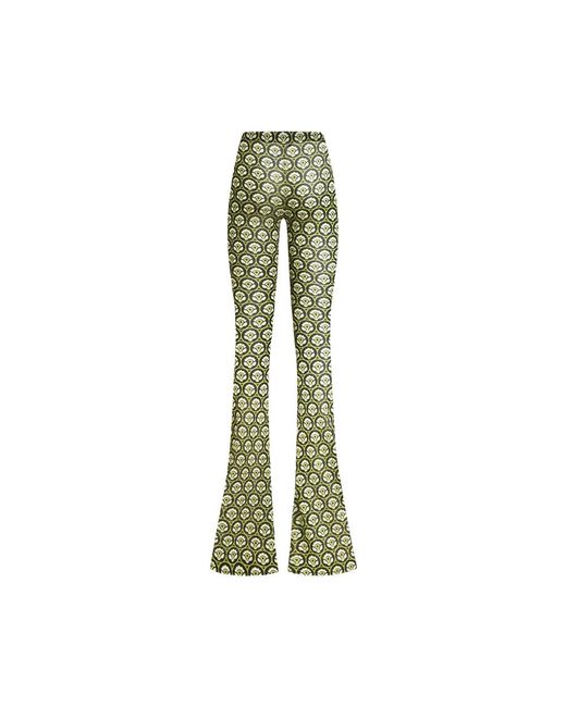 Etro Green Wide Trousers