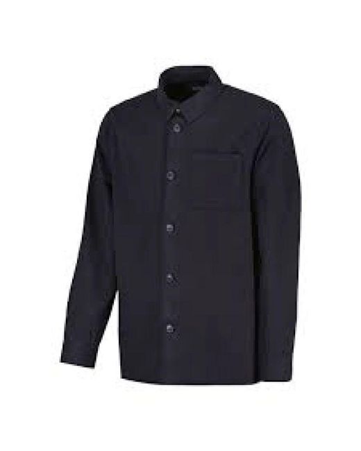 Barbour Marine Stone-Washed Overshirt Mit Taschen in Blue für Herren
