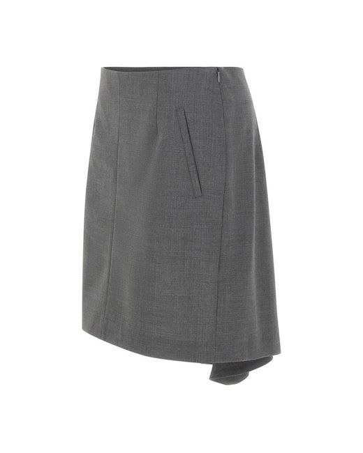THE GARMENT Gray Short Skirts