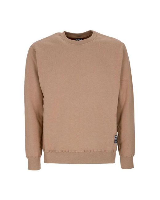 Propaganda Bestickter Crewneck Sweatshirt Kamel in Brown für Herren