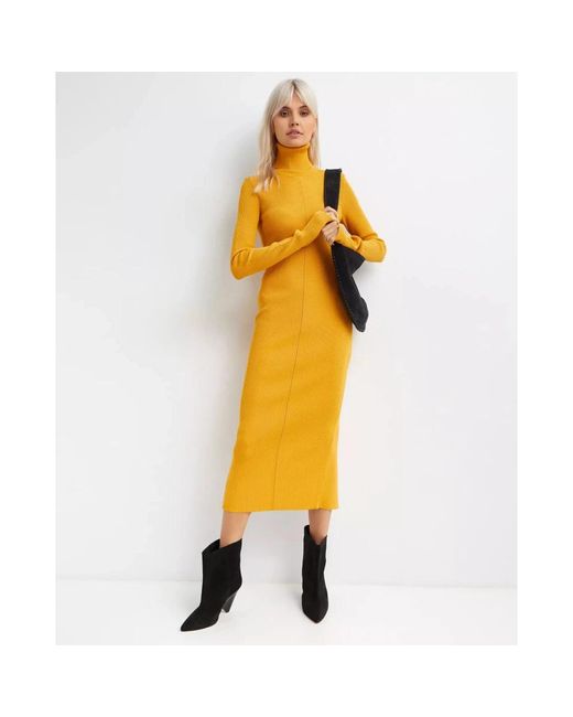 Marni Yellow Midi Dresses