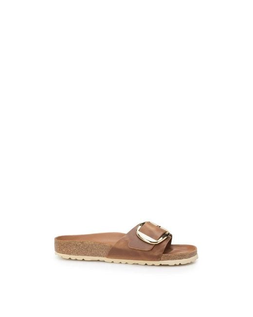 Birkenstock Brown Sliders