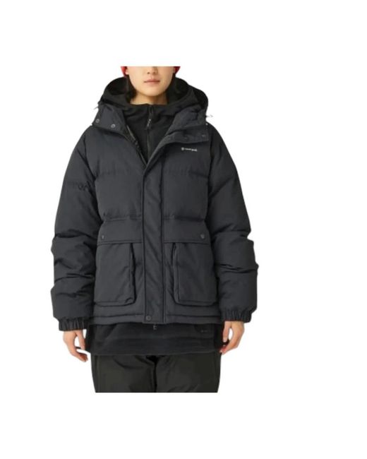 Snow Peak Black Winter Jackets for men