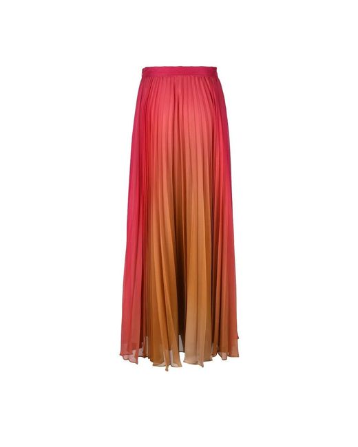 Twinset Orange Maxi Skirts