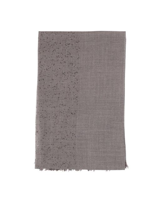 Faliero Sarti Gray Winter Scarves