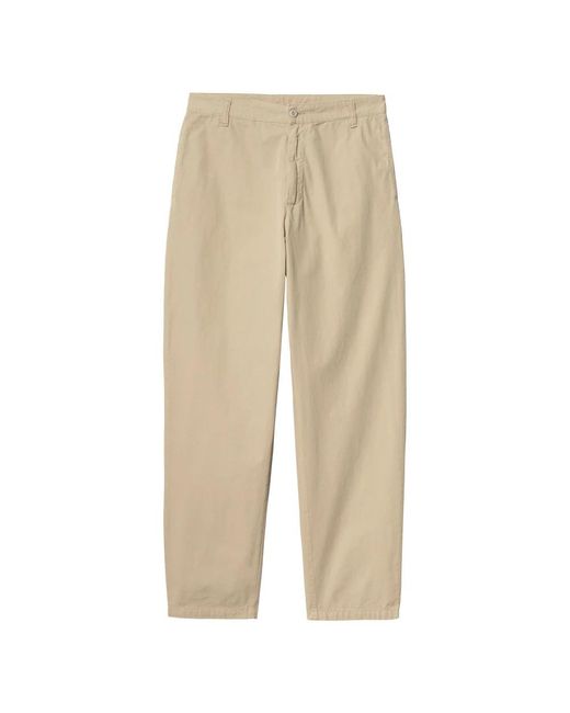 Carhartt Natural Cropped Trousers for men