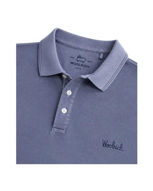 Woolrich Blue Polo Shirts for men