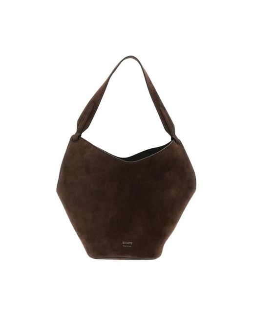 Khaite Brown Shoulder Bags
