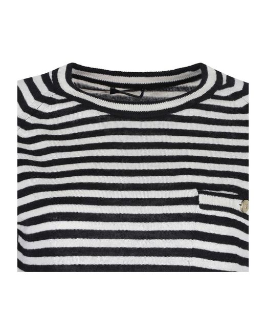 Max Mara Black Round-Neck Knitwear