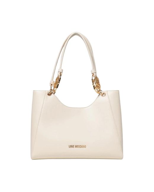 Love Moschino Natural Shoulder Bags