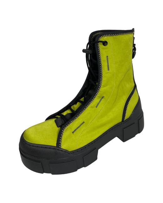 Lace-Up Boots di Vic Matié in Green