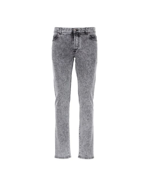 Balmain Stilvolle skinny jeans in Gray für Herren