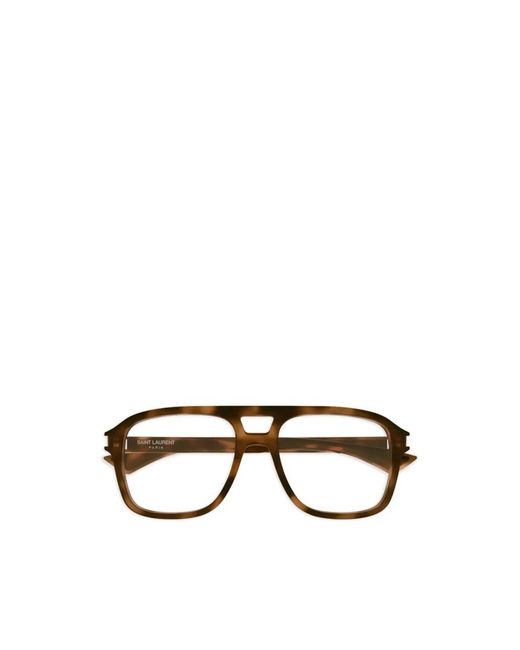 Saint Laurent Metallic Glasses for men