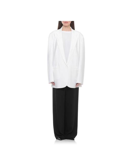 Norma Kamali White Blazers