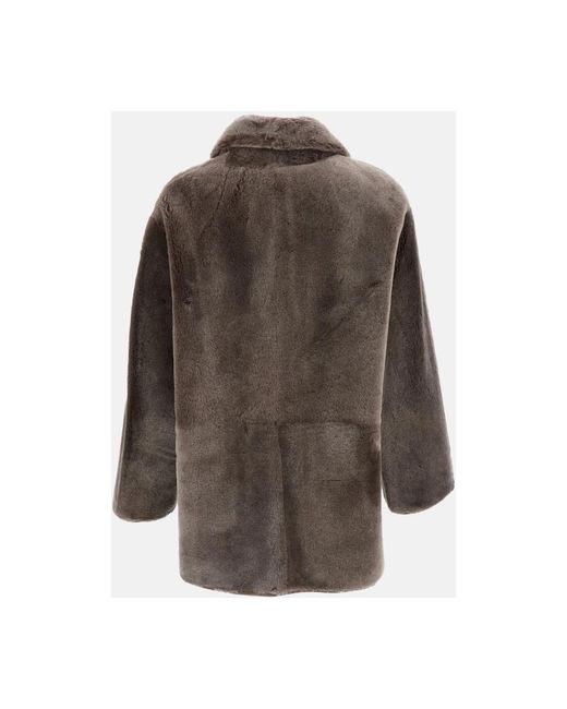 Arma Shearling Jas in het Brown