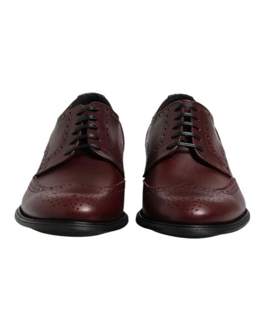 Dolce & Gabbana Brown Laced Shoes for men
