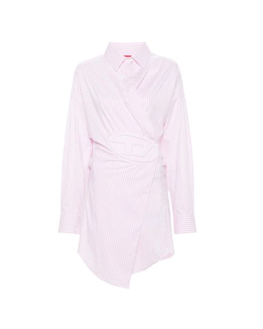 DIESEL Pink Wrap Dresses