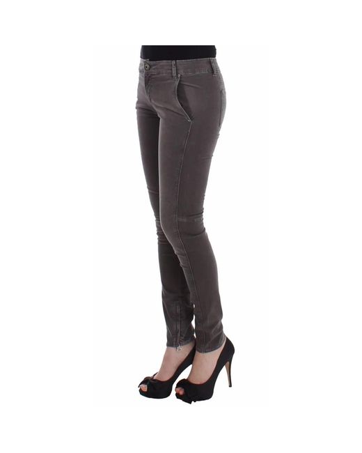 Ermanno Scervino Gray Skinny Jeans