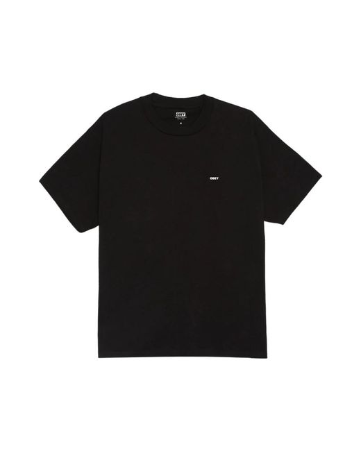 T-Shirts Obey de hombre de color Black