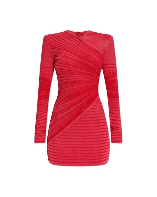 Balmain Red Party Dresses