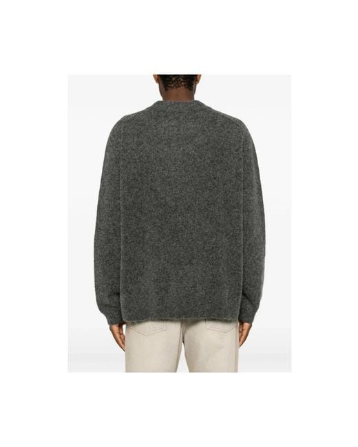 A.P.C. Gray Round-Neck Knitwear for men