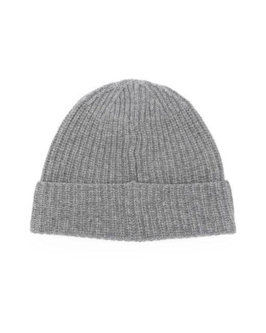 Stone Island Gray Beanies