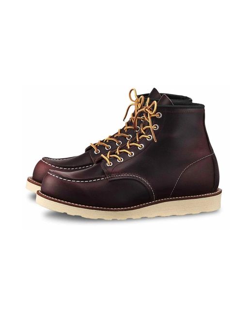 Red Wing Heritage work moc toe boot in Brown für Herren