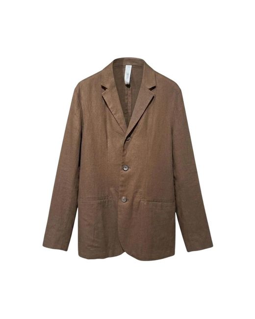 Hevò Brown Blazers for men