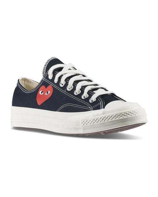 COMME DES GARÇONS PLAY Blue Sneakers for men