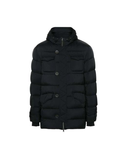 Plumífero y acolchado Herno de hombre de color Black