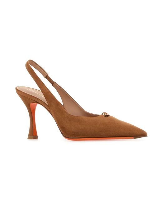 Santoni Brown Pumps