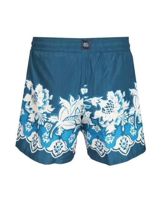 Etro Blue Beachwear for men