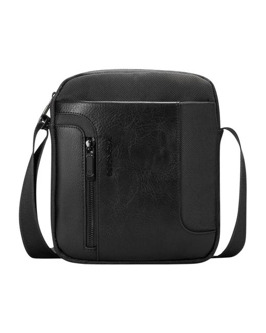 Roncato Black Cross Body Messenger for men