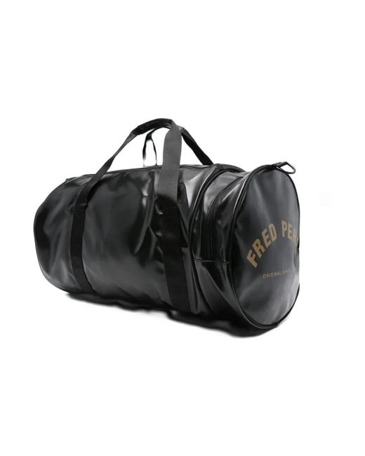 Fred Perry Tonal Large Barrel Tasche in Black für Herren