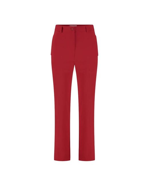 Pantaloni in jersey tecnico | rosso di Jane Lushka in Red
